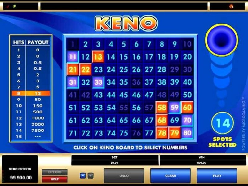 Chơi keno live khi có chiến thuật hợp lý